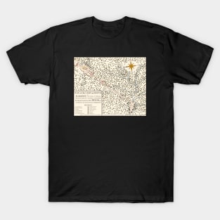 Battle of Alamance Map T-Shirt